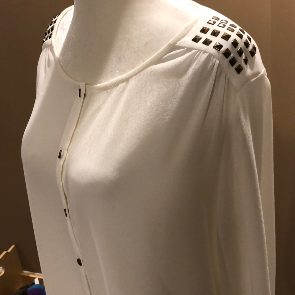 White button down with studs - Picture 3 of 3